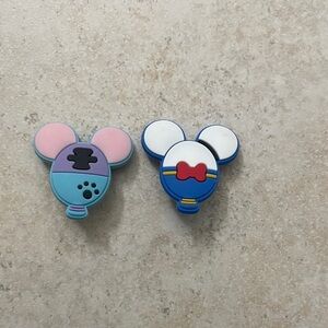 Colorful Mouse Ear shoe charms